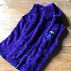 Patagonia purple vest
